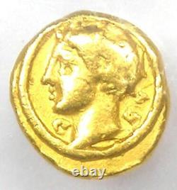 Cyrenaica Cyrene AV 1/10 Stater Gold Coin 331-313 BC Certified NGC Fine