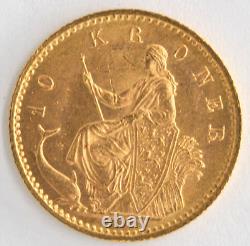 Denmark Kingdom 10 Kroner Christian IX. 900 Fine Gold Coin Random Year KM# 790.2 Denmark Kingdom 10 Kroner Christian IX. 900 Fine Gold Coin Random Year KM# 790.2