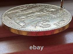 ESTATE 1912 COIN France Gold 100 Francs Lucky Angel Pendant 33 GRAMS