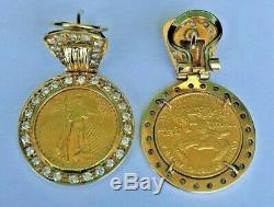 ESTATE SALE Fine Unique US$5 GOLD Coins Earrings LIBERTY 1939 (set of 2)