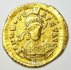 Eastern Roman Empire Leo I AV Solidus Gold Coin 457-474 AD VF (Very Fine)