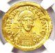 Eastern Roman Empire Zeno Av Solidus Gold Coin 474-491 Ad Ngc Choice Xf (ef)