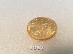 Estate 22KT Fine Gold $25.00 United States Liberty Coin 1986P