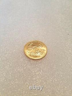 Estate 22KT Fine Gold $25.00 United States Liberty Coin 1986P