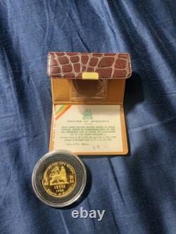 Ethiopia 50 Gold Bir (Rare Gold Coin) Ethiopia 50 Gold Bir (Rare Gold Coin)