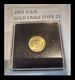 Fine Gold Coin 2021 Usa American Gold Eagle Type 2 1/10 Oz Bu
