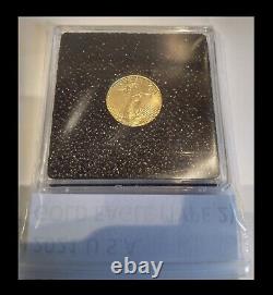 FINE GOLD COIN 2021 USA American Gold Eagle Type 2 1/10 Oz BU