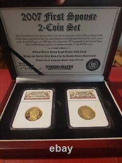 FINE GOLD COINS First Spouse 2 coin gold set. 9999