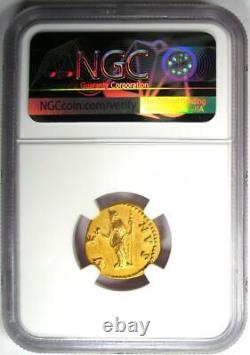 Faustina Junior AV Aureus Gold Coin 147-175 AD NGC XF (EF) 5/5 Strike