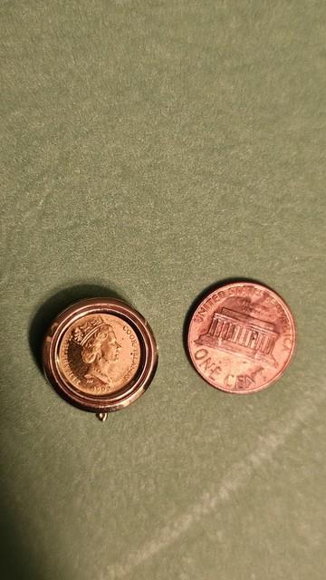 Fine 1992 Cook Island Wildlife 25 Dollar Gold Coin M In 14k Yellow Gold Pendant