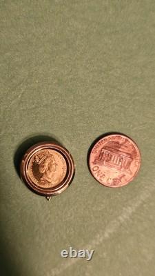 Fine 1992 Cook Island Wildlife 25 Dollar Gold Coin M in 14K Yellow Gold Pendant