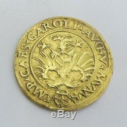 Fine Antique German Gold Ducat Coin