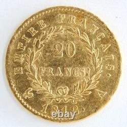 France 1812-A 20 Francs Ruler Emperor Napoleon. 900 Fine Gold Coin KM# 695.1 France 1812-A 20 Francs Ruler Emperor Napoleon. 900 Fine Gold Coin KM# 695.1