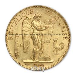 France 1886-A Gold 100 Francs Angel XF Extra Fine French Coin. 9334 oz AGW
