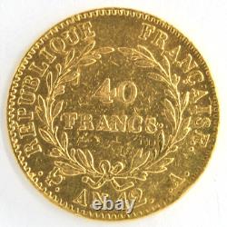 France AN12-A 40 Francs. 900 Fine Gold Coin Ruler Napoleon Consul KM# 652 France AN12-A 40 Francs. 900 Fine Gold Coin Ruler Napoleon Consul KM# 652