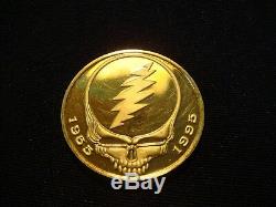 GRATEFUL DEAD. 9999 24kt FINE GOLD COIN LIMITED EDITION # 30 OF 100 MINTED