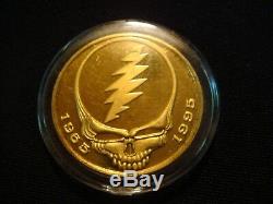 GRATEFUL DEAD. 9999 24kt FINE GOLD COIN LIMITED EDITION # 30 OF 100 MINTED