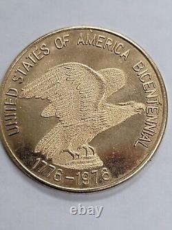 George Washington. 500 Fine Gold Bicentennial Commemorative Coin 1776-1976 2.2g