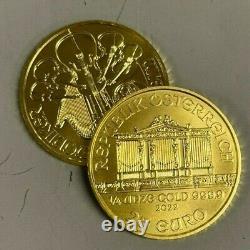 Gold 1/4 oz Austria Philharmonic Gold 1/4 oz. 9999 fine Random Date Gold Coin