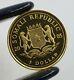Gold Bullion Coin Somalia 5 Dollars 2005 Pope Benedict 999 Fine 24k Pure Round $