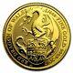 Gold Queen's Beasts Dragon 25 Pound 2017 Uk Great Britain 1/4 Oz 999.9 Fine Gold
