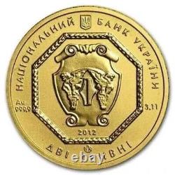 Gold coin Archangel Michael 2012. Weighing 1/10 oz, fineness 999.9