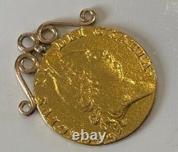 Good 1787 Dated Solid 22ct Gold George III Gold Guinea Coin Pendant