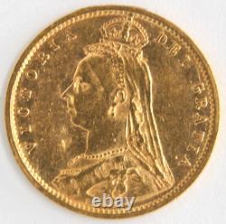 Great Britain 1892 1/2 Sovereign. 917 Fine Gold Coin Ruler Queen Victoria Great Britain 1892 1/2 Sovereign. 917 Fine Gold Coin Ruler Queen Victoria