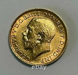 Great Britain 1912 King George V Full Gold Sovereign, 7.98 grams. 9167 Fine