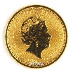 Great Britain 2021 1/10th Ounce. 999 Fine Gold Britannia Elizabeth II Coin