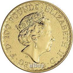 Great Britain Gold Britannia £100 1 oz BU. 9999 Fine Random Date