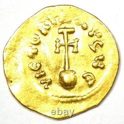 Heraclius Gold AV Semissis Gold Coin 613-641 AD Good VF (Very Fine)