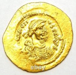 Heraclius Gold AV Semissis Gold Coin 613-641 AD XF / EF (Extremely Fine)