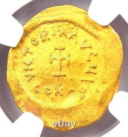 Heraclius Gold AV Tremissis Gold Byzantine Coin 610-641 AD Certified NGC XF EF