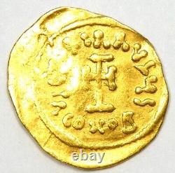 Heraclius Gold AV Tremissis Gold Byzantine Coin 613-641 AD Good VF (Very Fine)