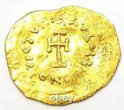 Heraclius Gold AV Tremissis Gold Byzantine Coin 613-641 AD Good VF (Very Fine)