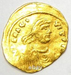 Heraclius Gold AV Tremissis Gold Byzantine Coin 613-641 AD Good VF (Very Fine)