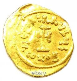 Heraclius Gold AV Tremissis Gold Byzantine Coin 613-641 AD Good VF (Very Fine)