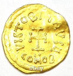 Heraclius Gold AV Tremissis Gold Byzantine Coin 613-641 AD Good VF (Very Fine)