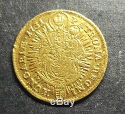Hungary Gold Ducat 1731 Carol VI Very Fine Condition Nice Coin Rare