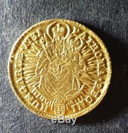 Hungary Gold Ducat 1731 Carol VI Very Fine Condition Nice Coin Rare