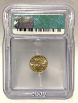 ICG MS 70 2006 1/10 oz. Fine American Gold Eagle Collectible Coin
