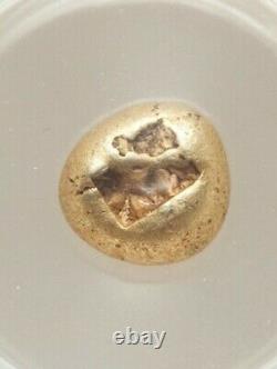 Ionia 1/12th Gold Stater Lion NGC Fine Ancient Coin