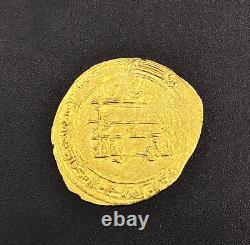 Islamic Gold Coin AH389-421 GHAZNAVID MAHMUD AH395 HERAT 0132 (23.4mm)