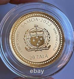 JESUS CHRISTIAN 1 OZ FINE PURE 24K SOLID GOLD COIN Only 500 CHRISTMAS GIFT