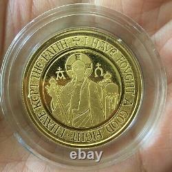 JESUS CHRISTIAN BIBLE SCRIPTURE 1 OZ 9999 Fine Solid GOLD COIN ONLY 500