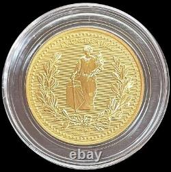 John Wick 1 Oz Gold 999.9 Fine Continental Ens Causa Sui Coin In Capsule Bu+