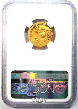 Julius Caesar Gold AV Aureus Gold Coin 46 BC Certified NGC Choice Fine