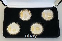 KISS Gold Select Proof Coin Set One Troy Ounce. 999 Fine Silver 96-97 World Tour