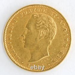 Kingdom of Portugal 1880 5000 Reis Ruler Luiz I. 917 Fine Gold Coin KM# 516 Kingdom of Portugal 1880 5000 Reis Ruler Luiz I. 917 Fine Gold Coin KM# 516